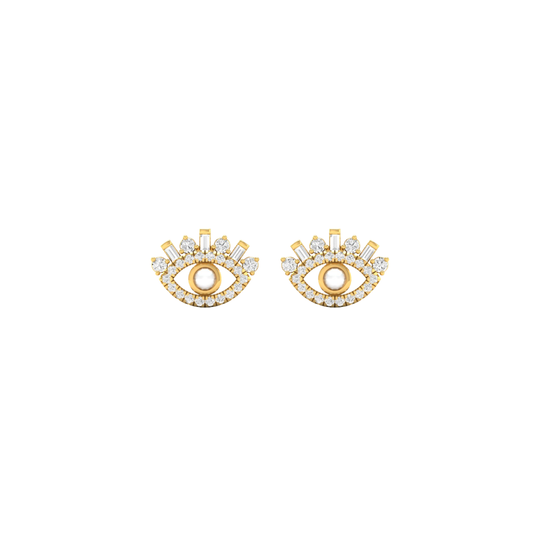 Diamond Eye Studs – Henri Noël