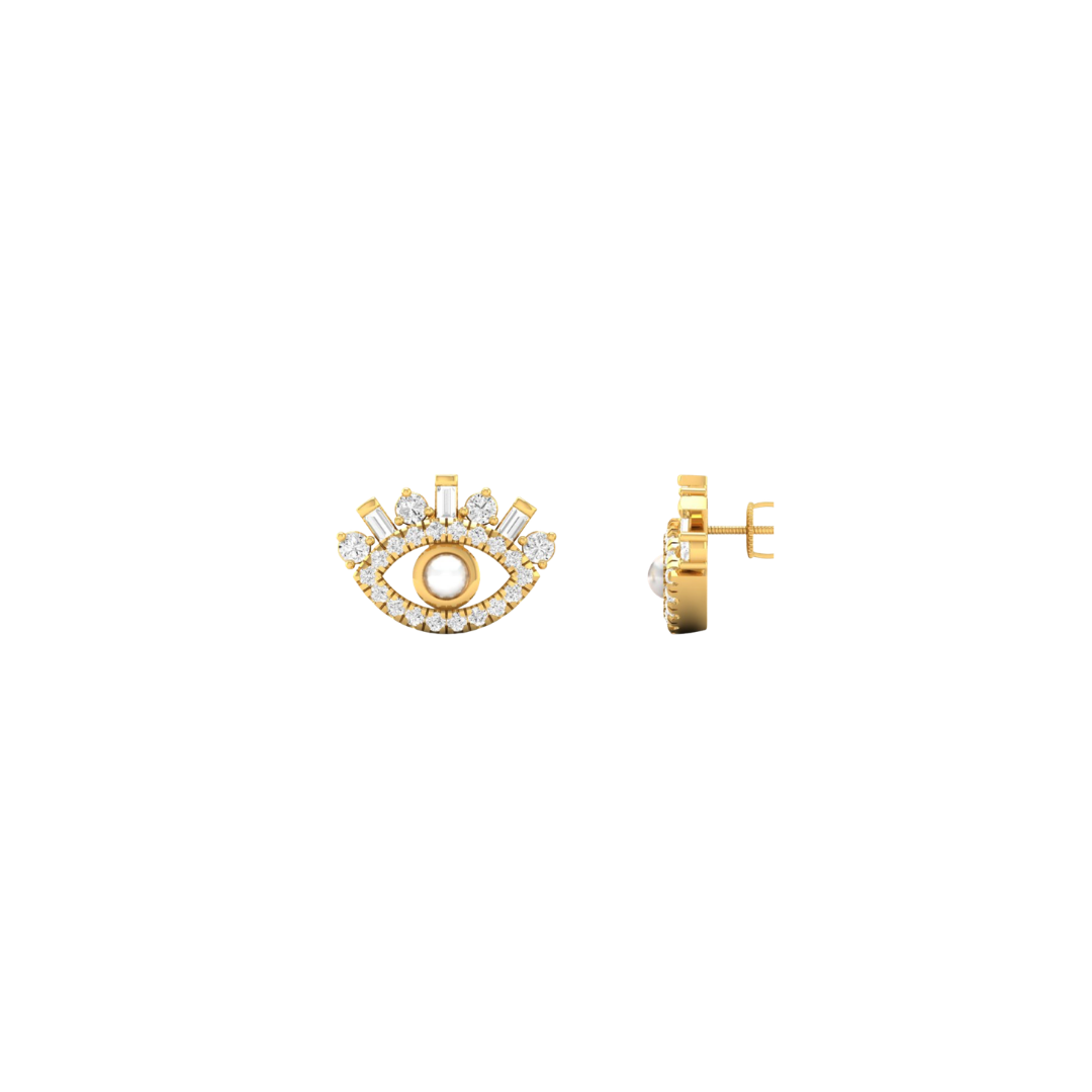 Diamond Eye Studs – Henri Noël