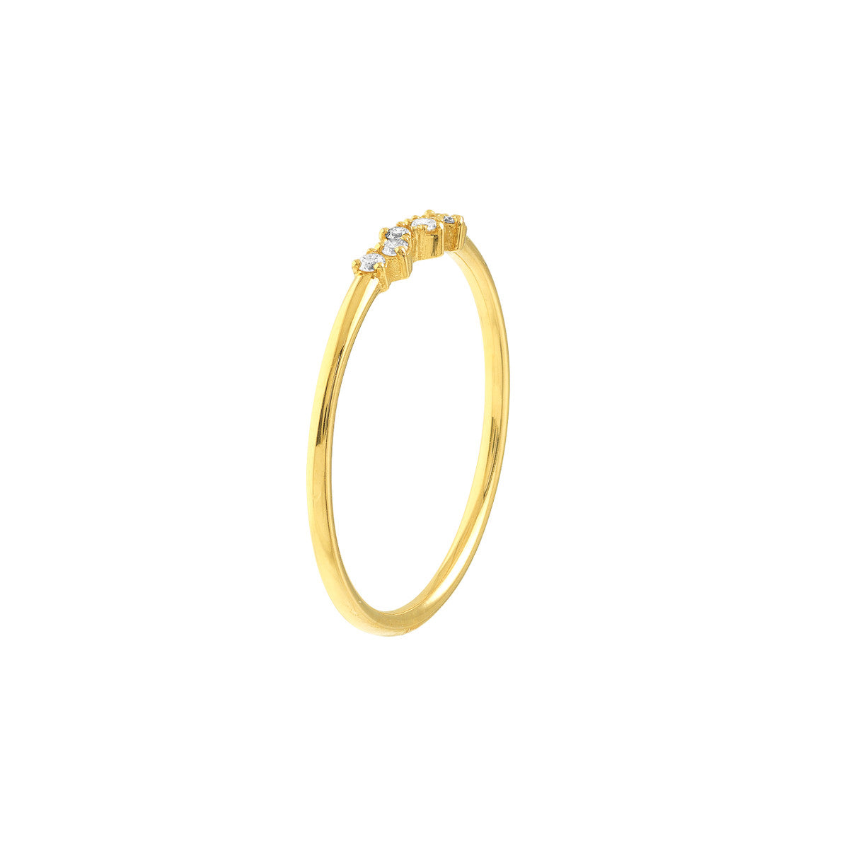 Diamond Cluster Stacking Ring – Henri Noël