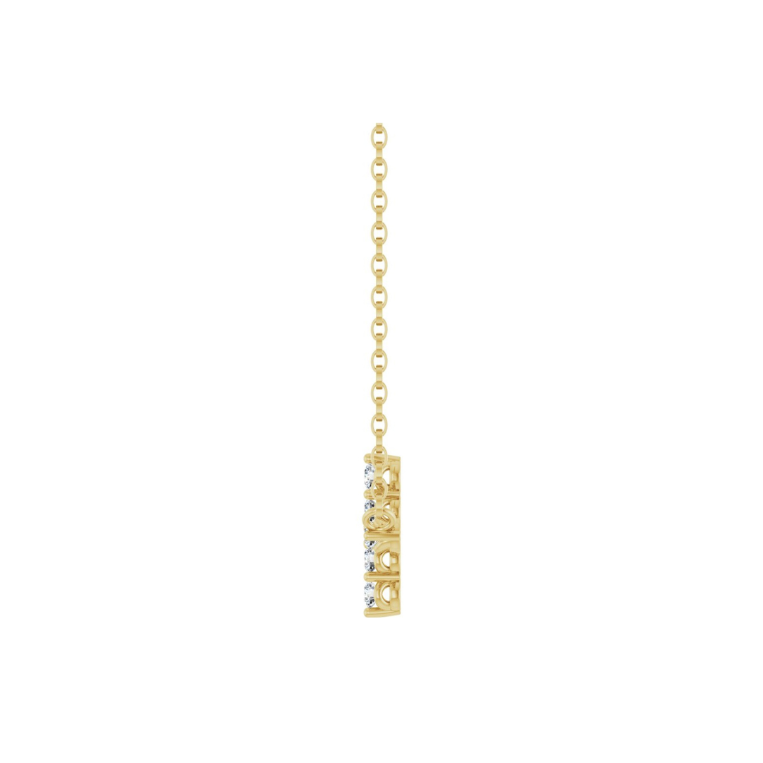 Diamond Cross Necklace – Henri Noël