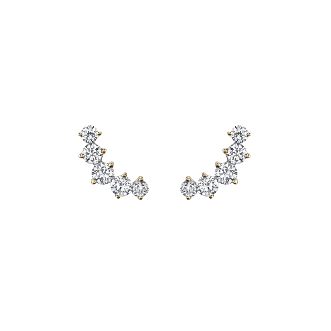 Diamond Ear Climber – Henri Noël