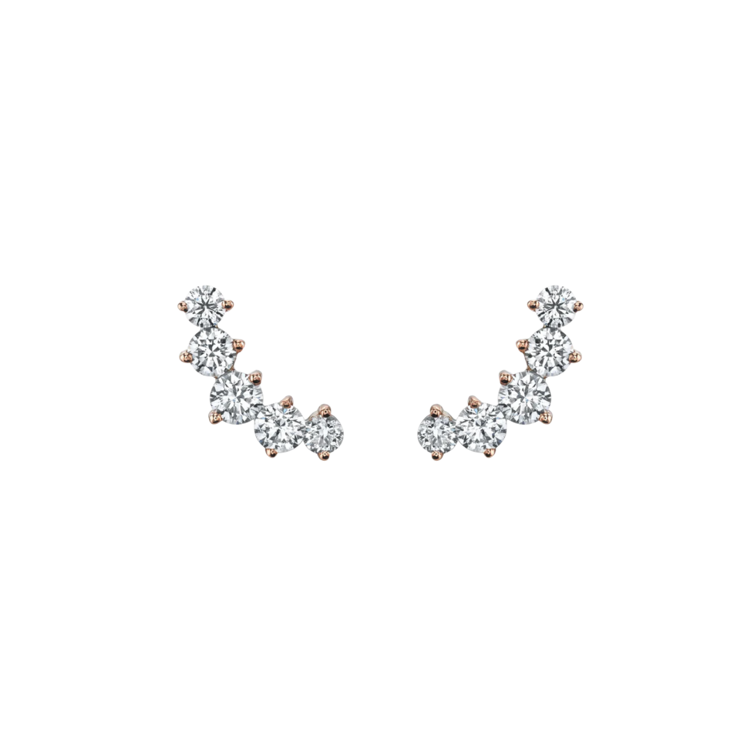 Diamond Ear Climber – Henri Noël