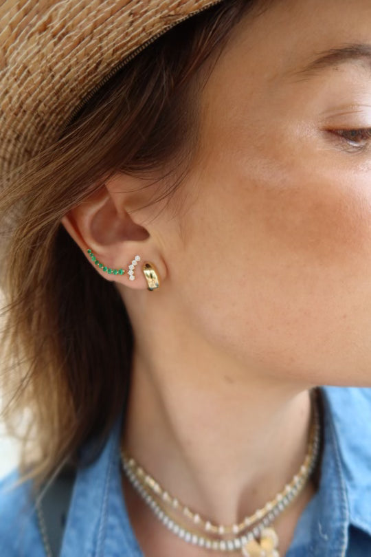 Diamond Ear Climber – Henri Noël