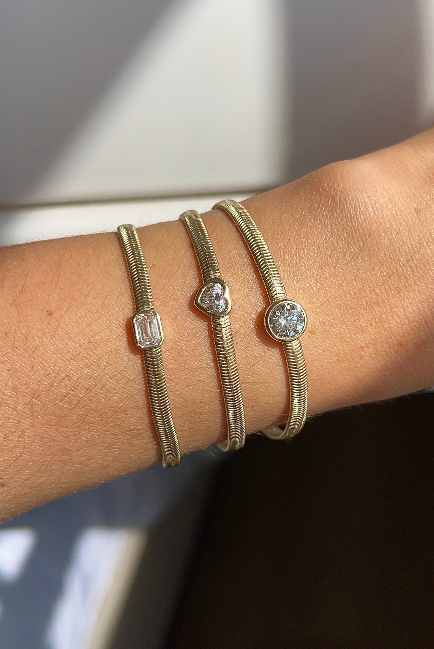 Diamond Herringbone Bracelet – Henri Noël