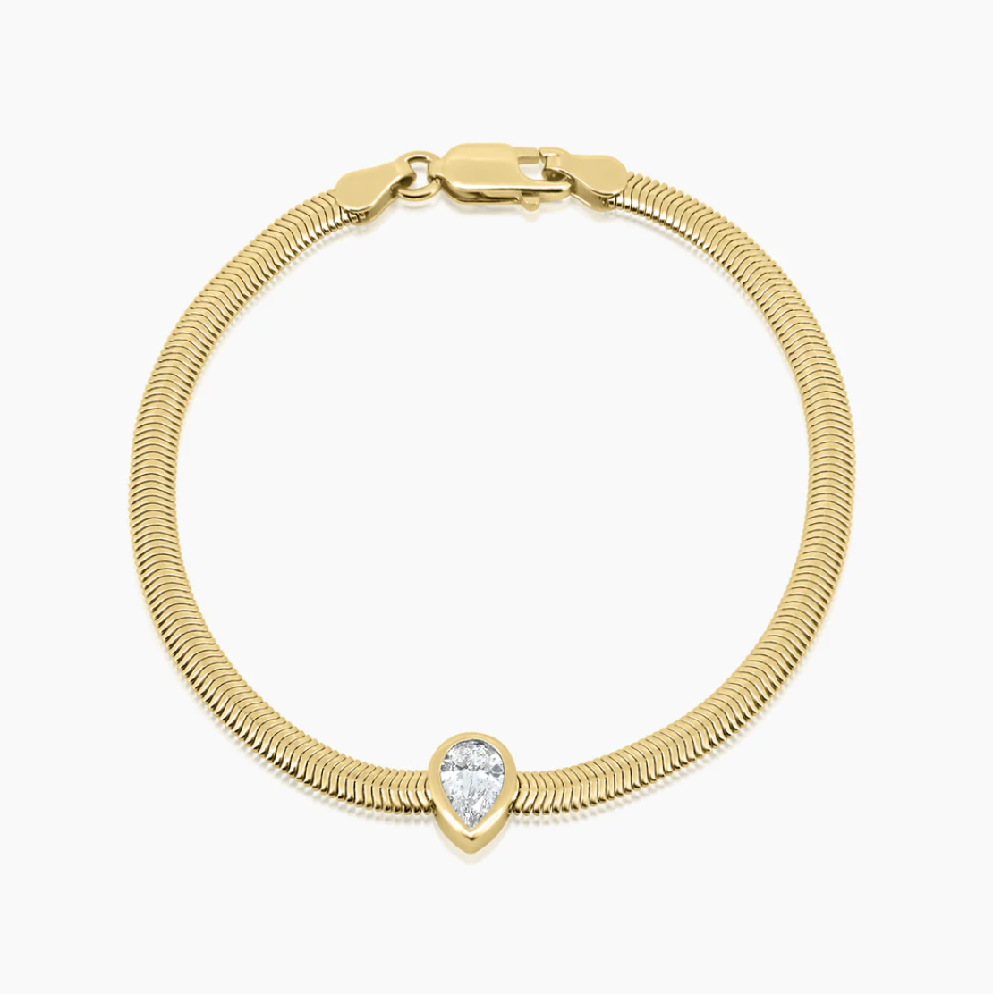 Diamond Herringbone Bracelet – Henri Noël