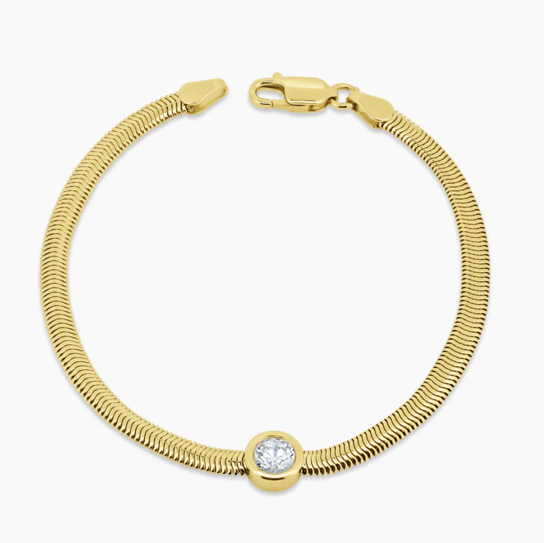 Diamond Herringbone Bracelet – Henri Noël