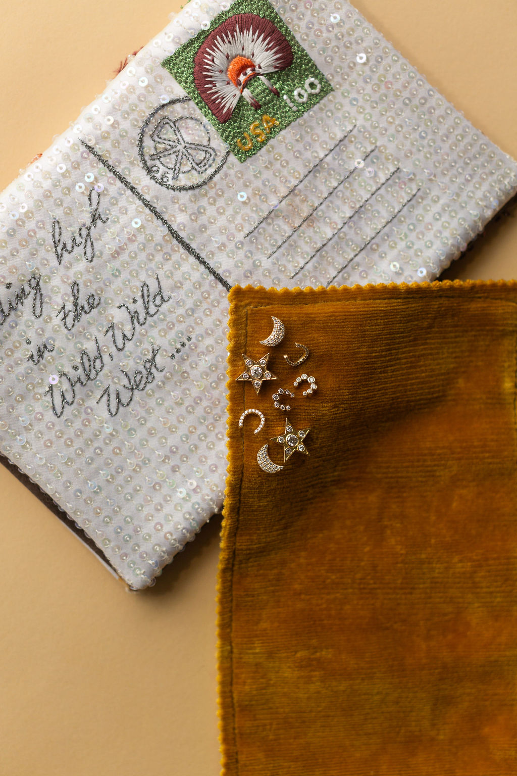 Diamond Horseshoe Studs – Henri Noël
