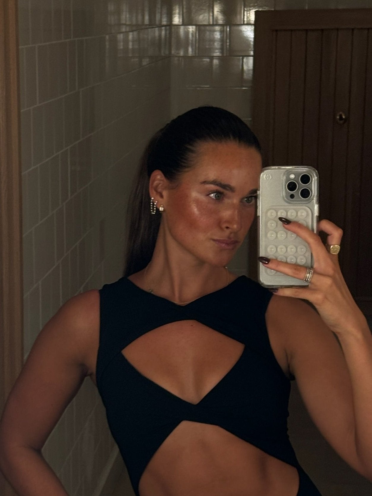 Diamond Jump Rope Tennis Earrings – Henri Noël