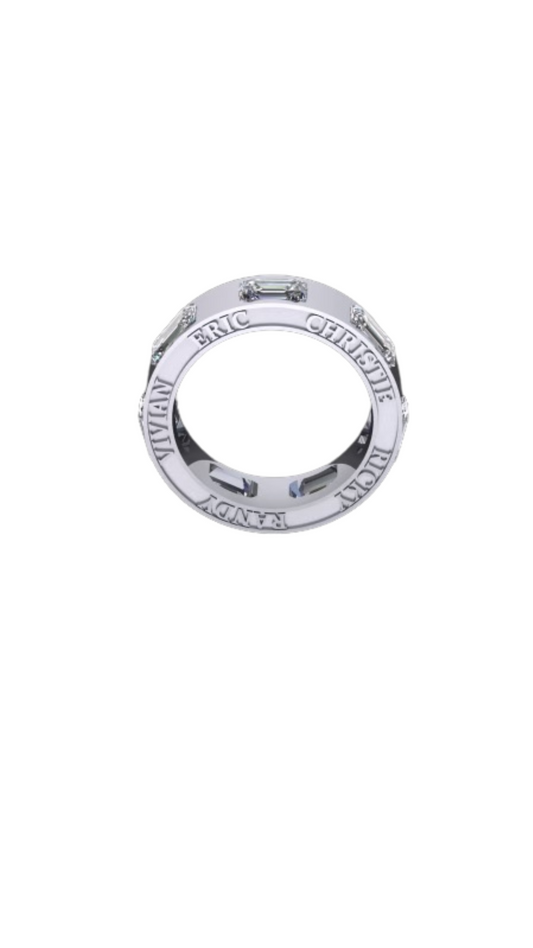 Diamond Name Eternity Band – Henri Noël