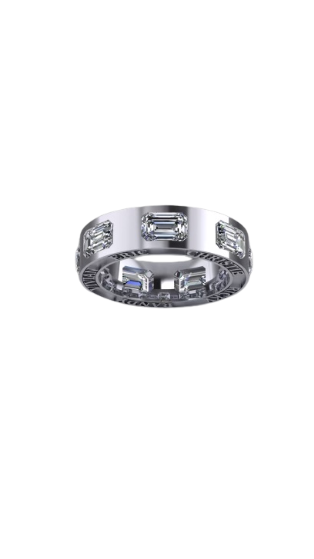 Diamond Name Eternity Band – Henri Noël