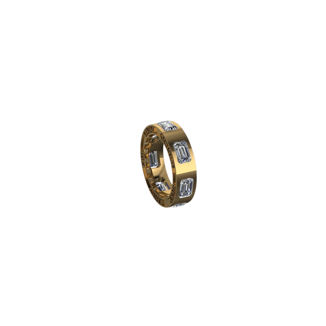 Diamond Name Eternity Band – Henri Noël