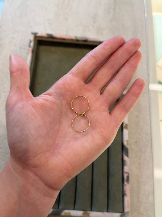 Double Band Knot pinky Ring