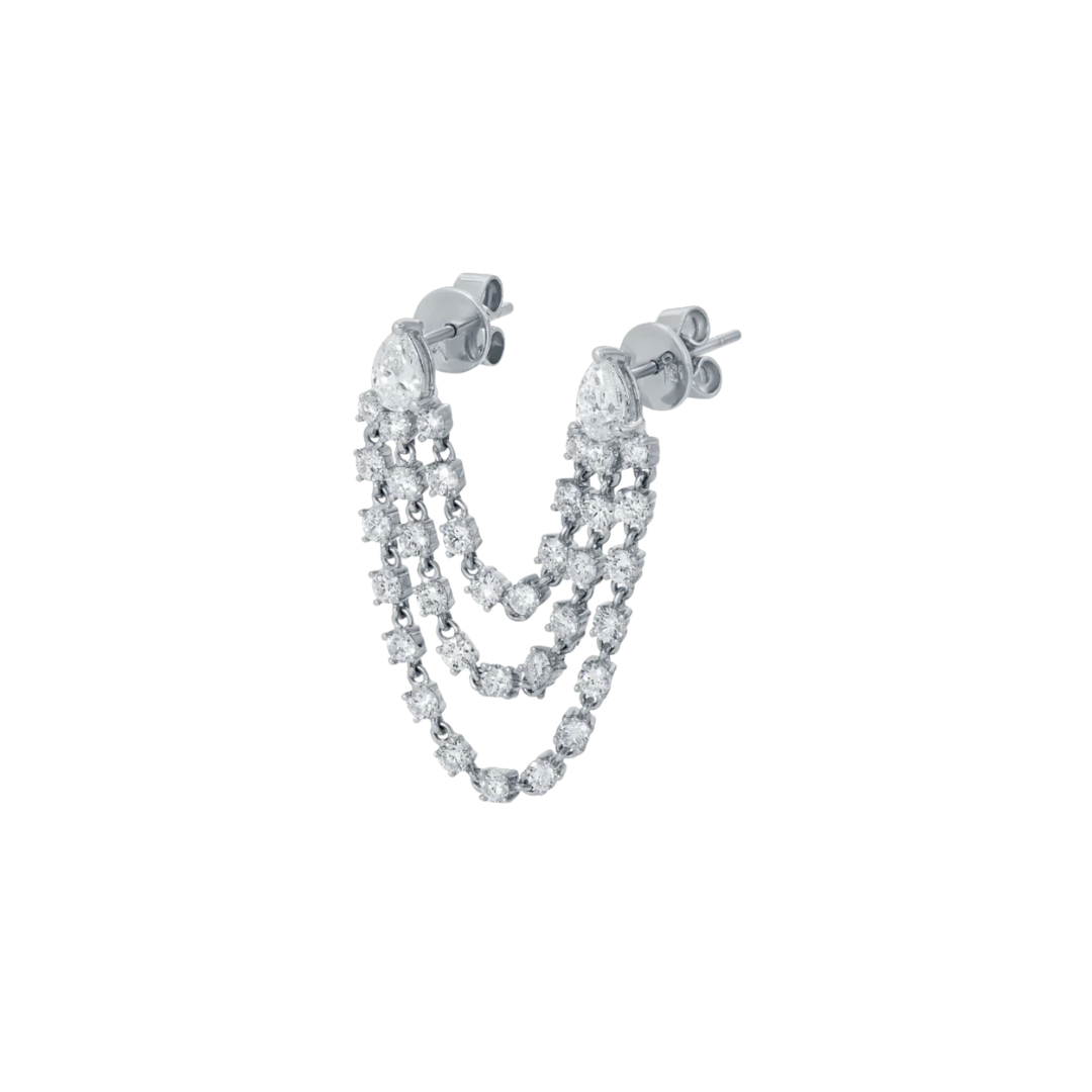 Double Pear Jump Rope Earrings – Henri Noël
