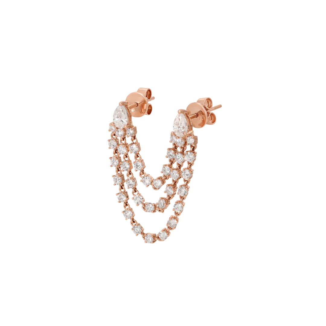 Double Pear Jump Rope Earrings – Henri Noël