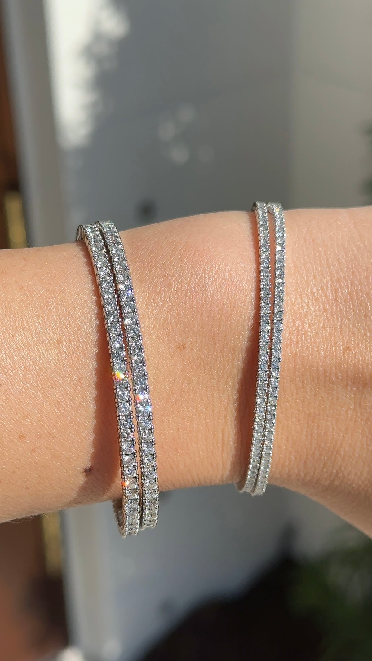 Double Wrap Flex Diamond Bangle – Henri Noël