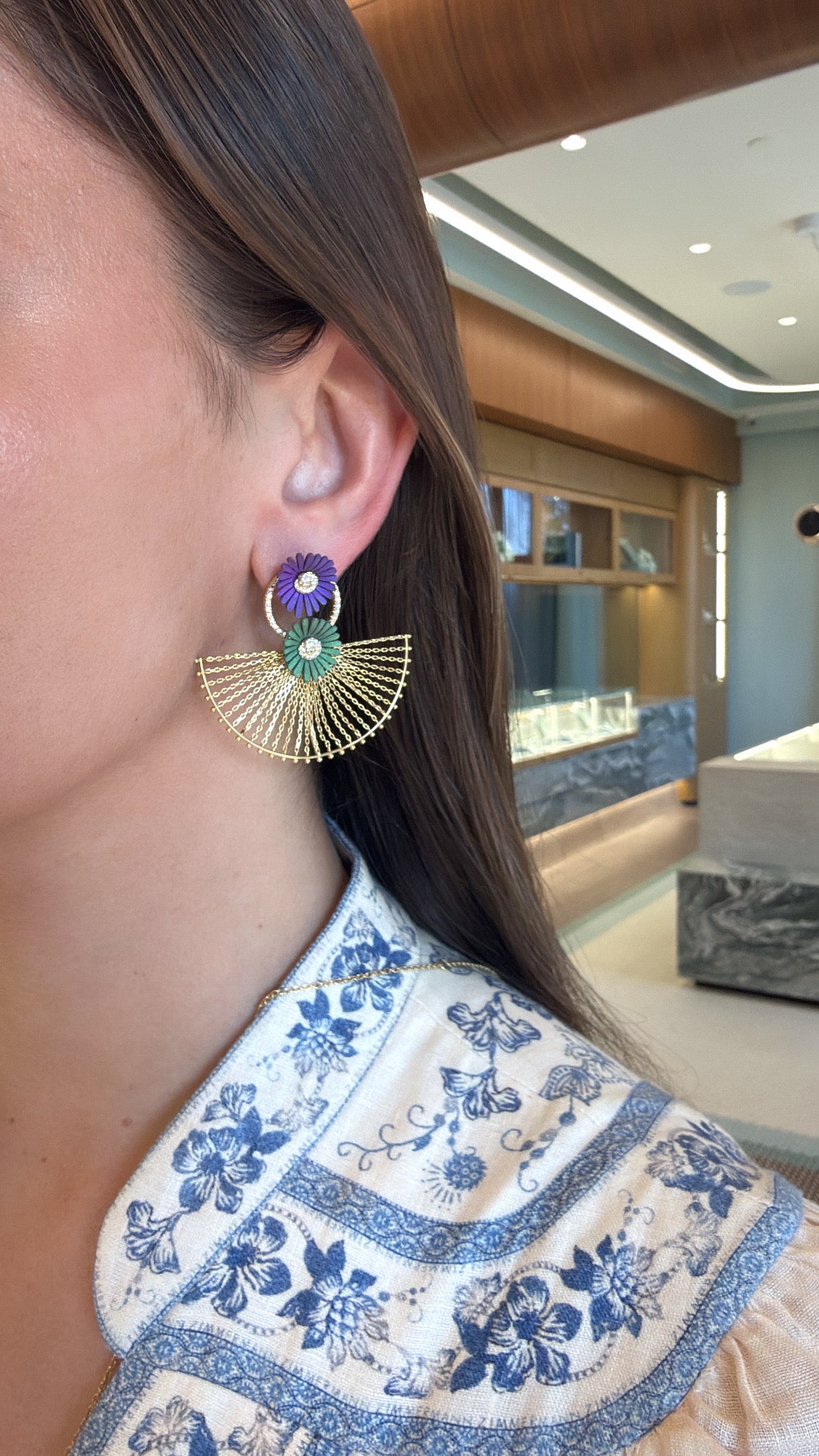 Mike Joseph- Petali Earrings – Henri Noël