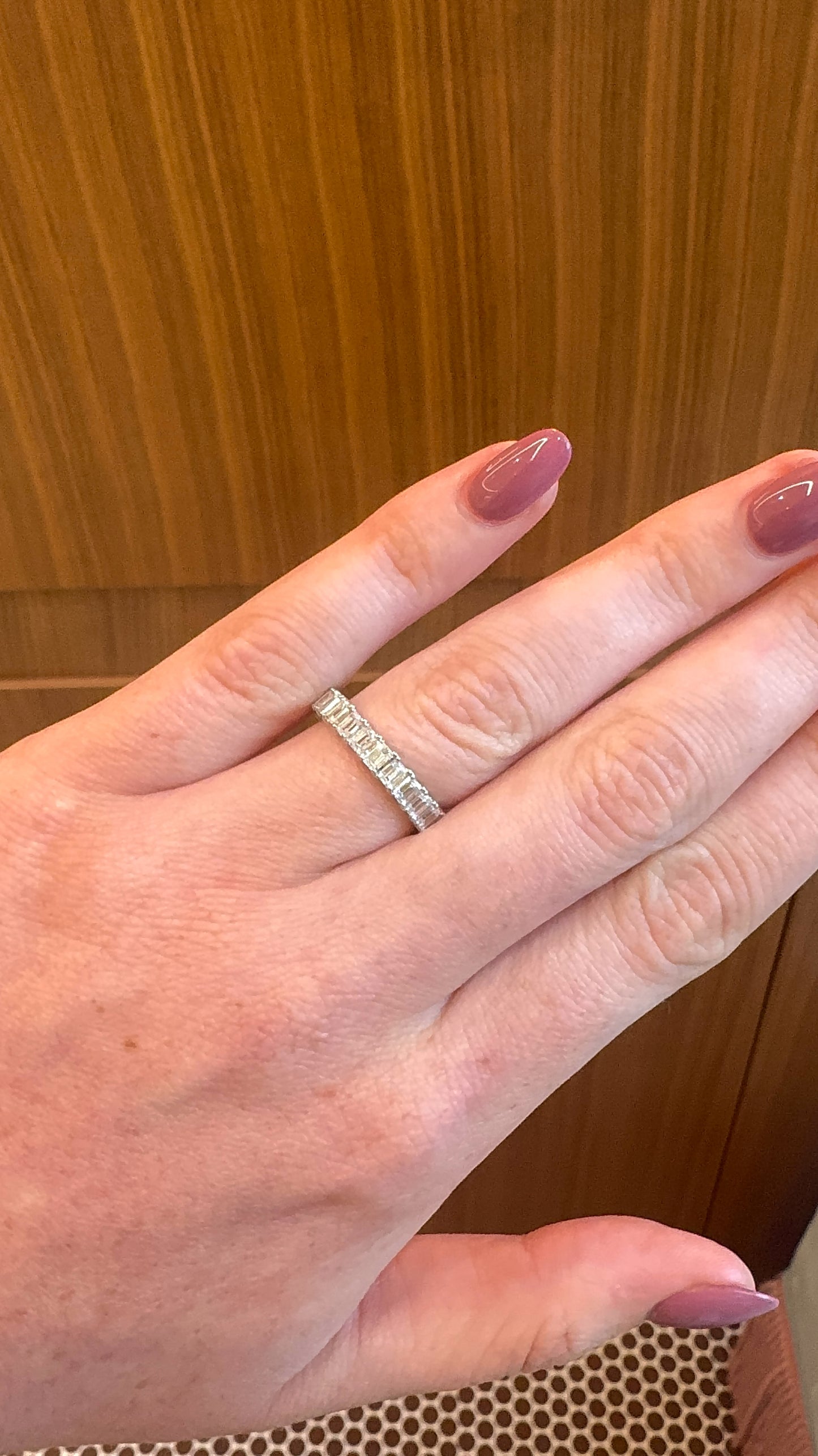 Emerald-Cut Diamond Eternity Band – Henri Noël