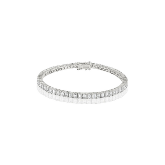 Emerald Diamond Tennis Bracelet – Henri Noël
