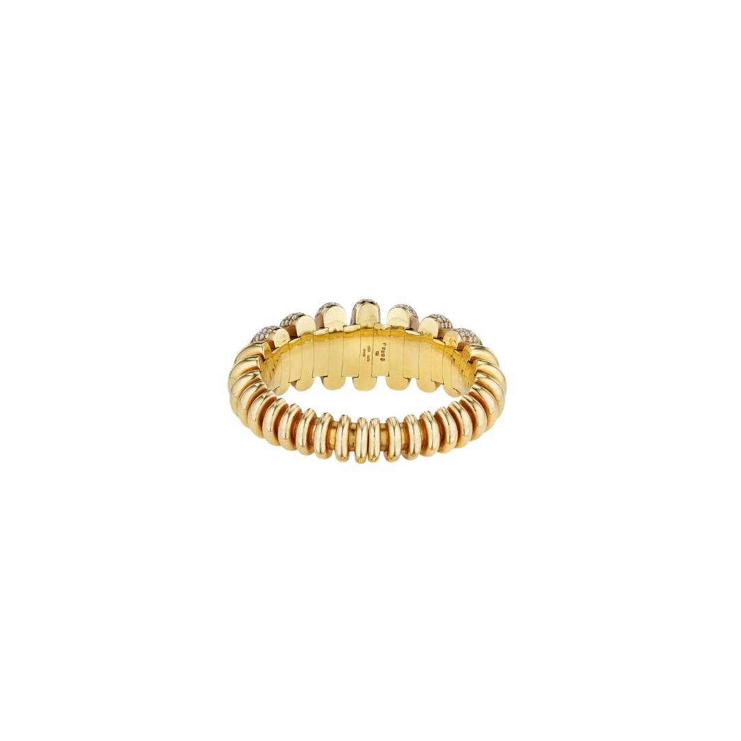 Estate Bvlgari Pink Tourmaline, Amethyst, Blue Topaz and Citrine “Celtaura” Cuff – Henri Noël