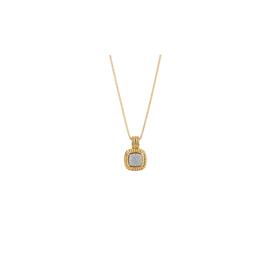 Estate David Yurman Diamond Pendant Necklace – Henri Noël