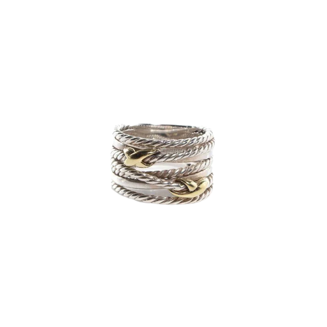 Estate David Yurman Double X Crossover Ring