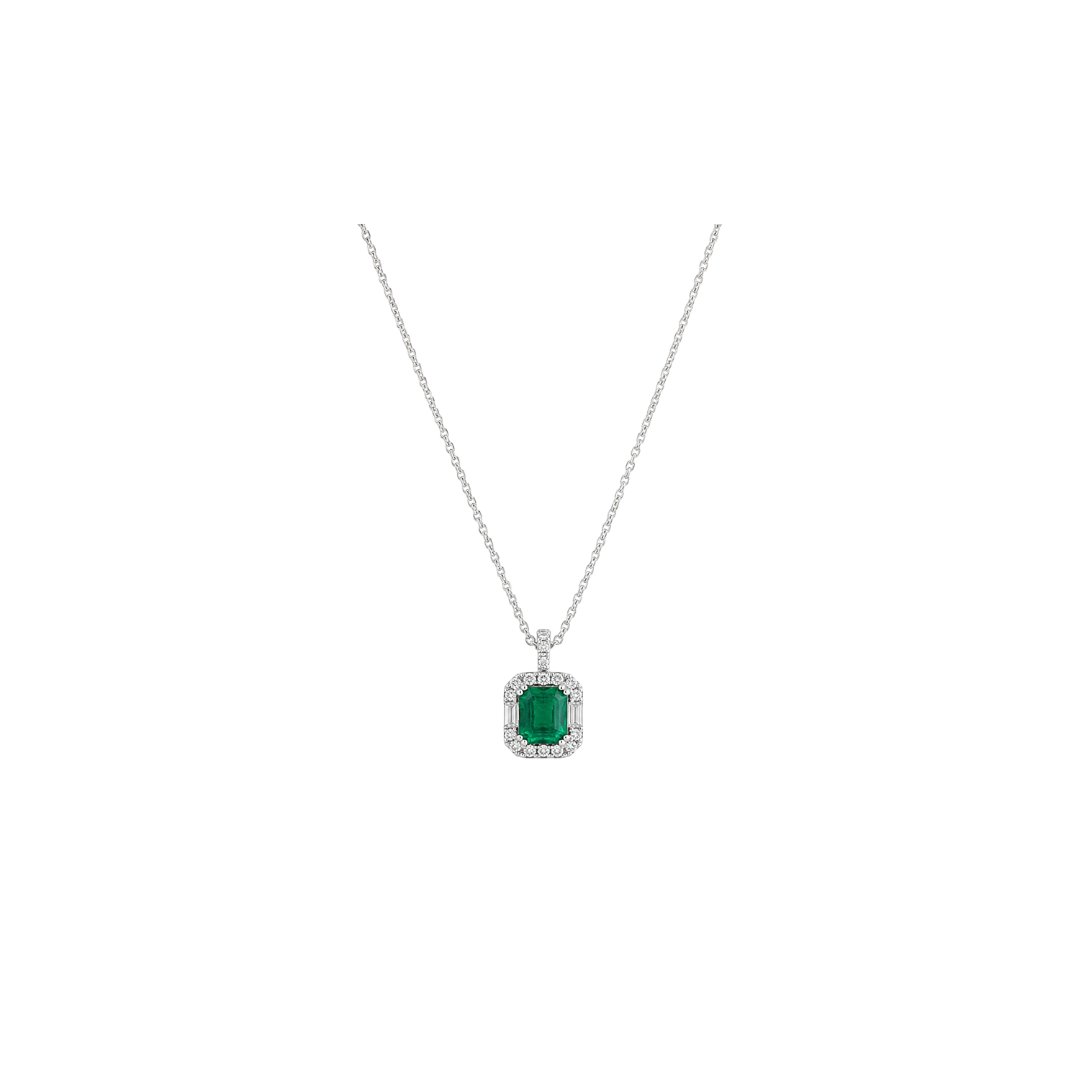 Estate Emerald and Diamond Necklace – Henri Noël
