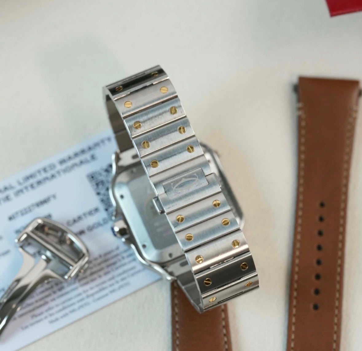 Estate Cartier Santos De Cartier Watch- Large Model