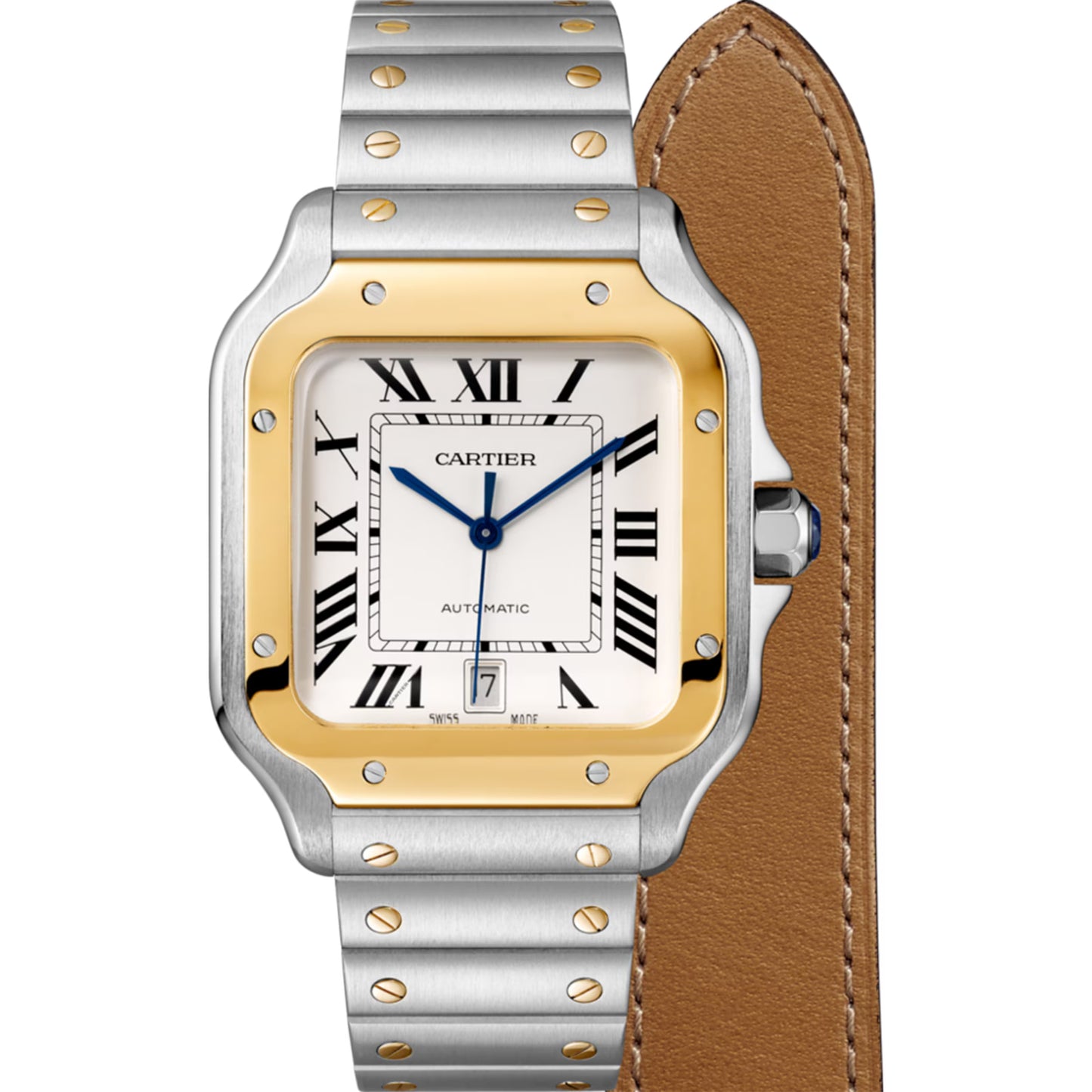 Estate Cartier Santos De Cartier Watch- Large Model