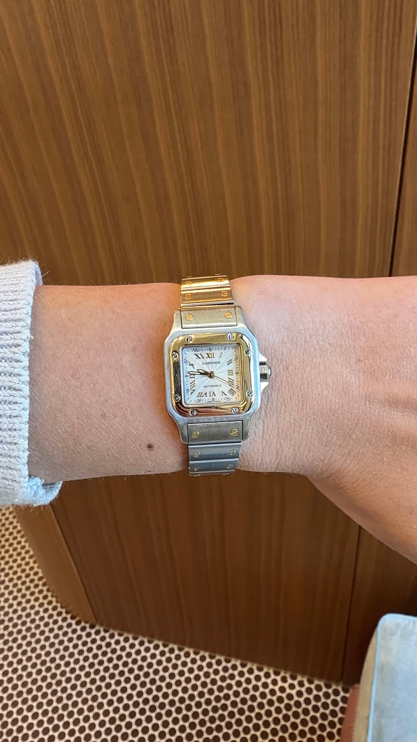 Estate Cartier Santos Galbee Watch