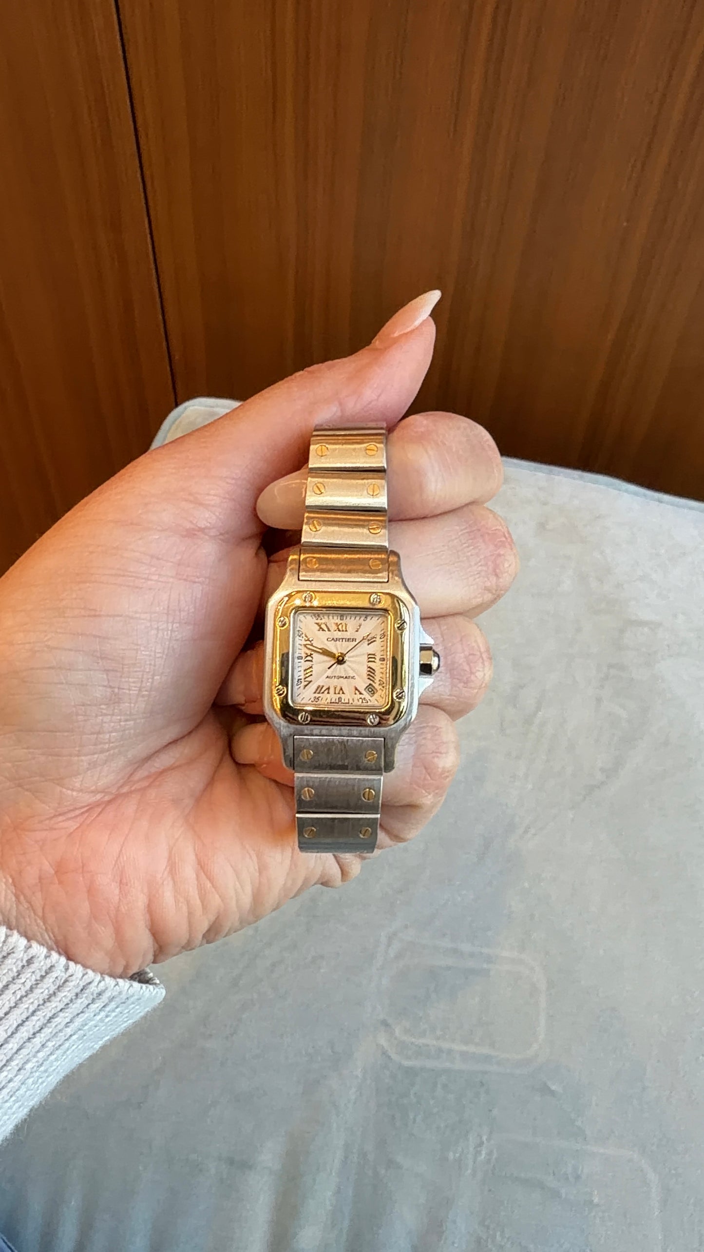 Estate Cartier Santos Galbee Watch