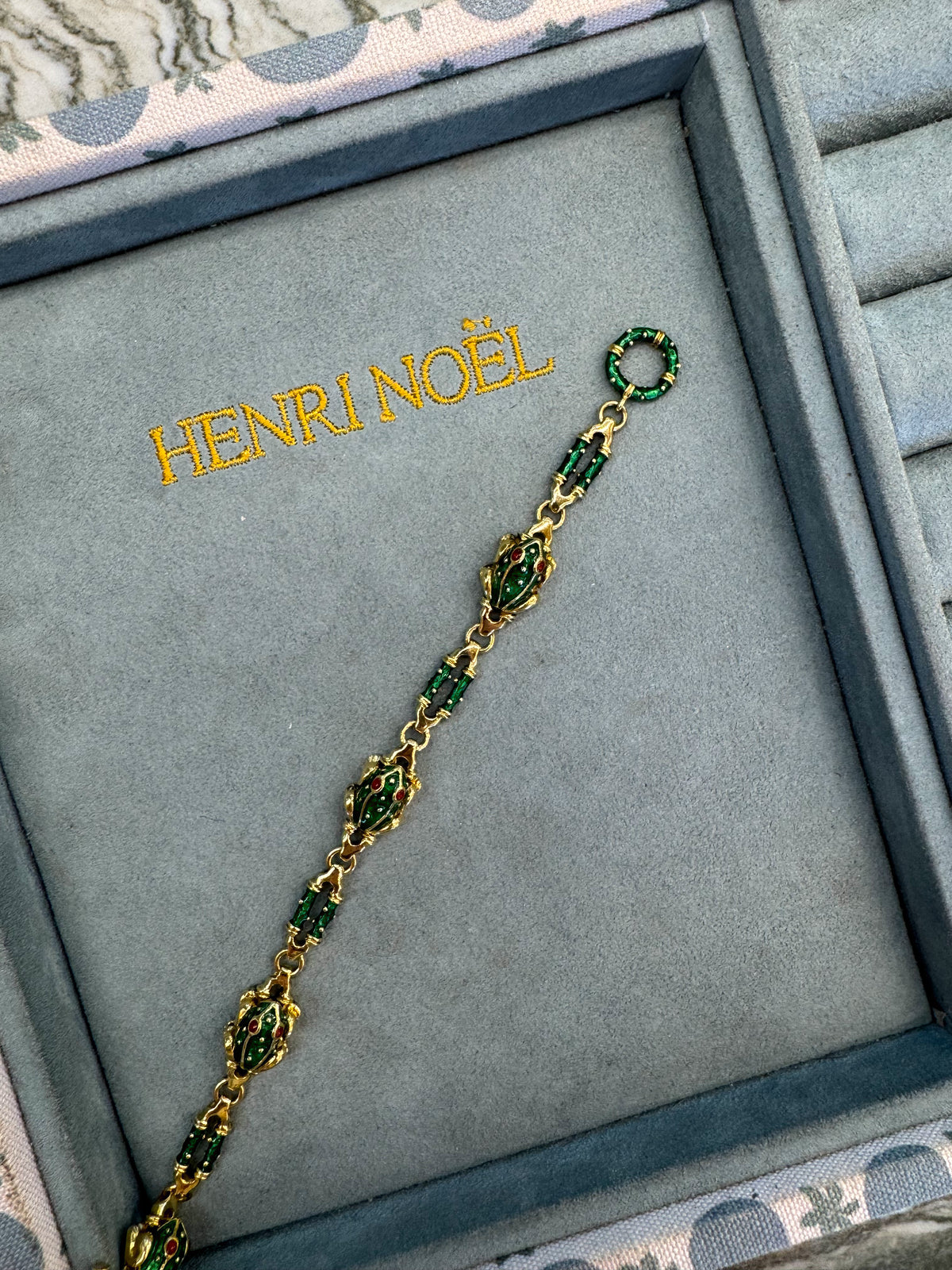 Estate Frog Bracelet – Henri Noël