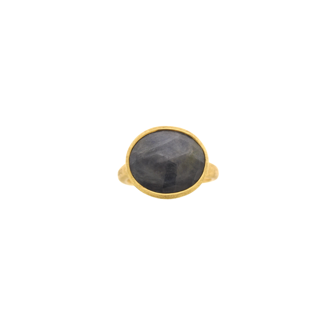 Estate Marco Bicego East West Blue Sapphire Ring – Henri Noël