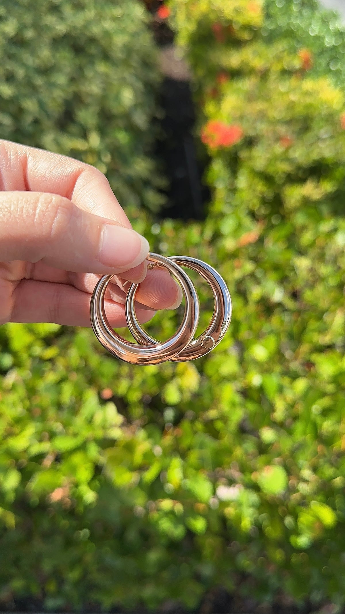 Estate Rose Gold Hoops – Henri Noël