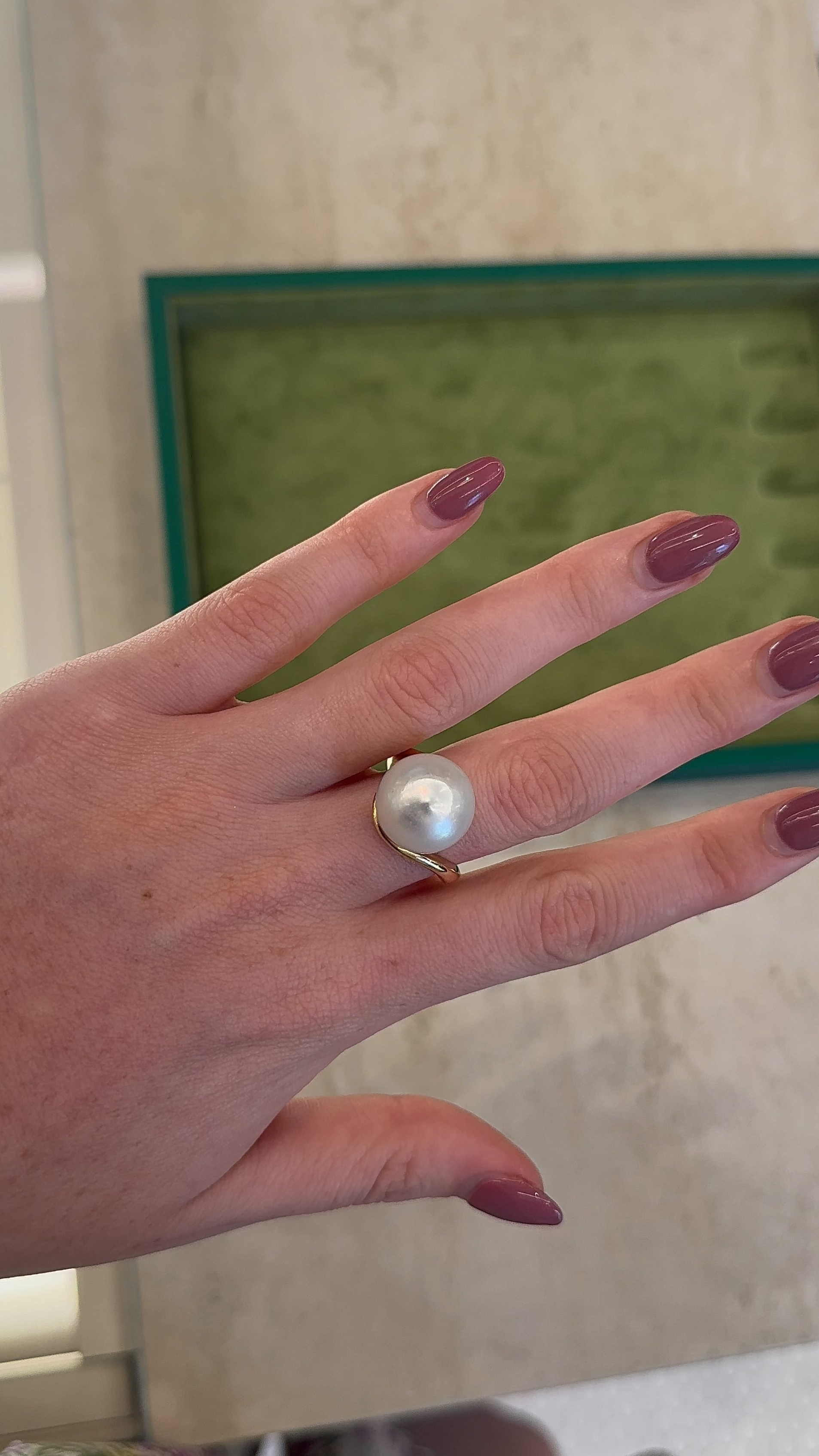 Estate South Sea Pearl Ring – Henri Noël