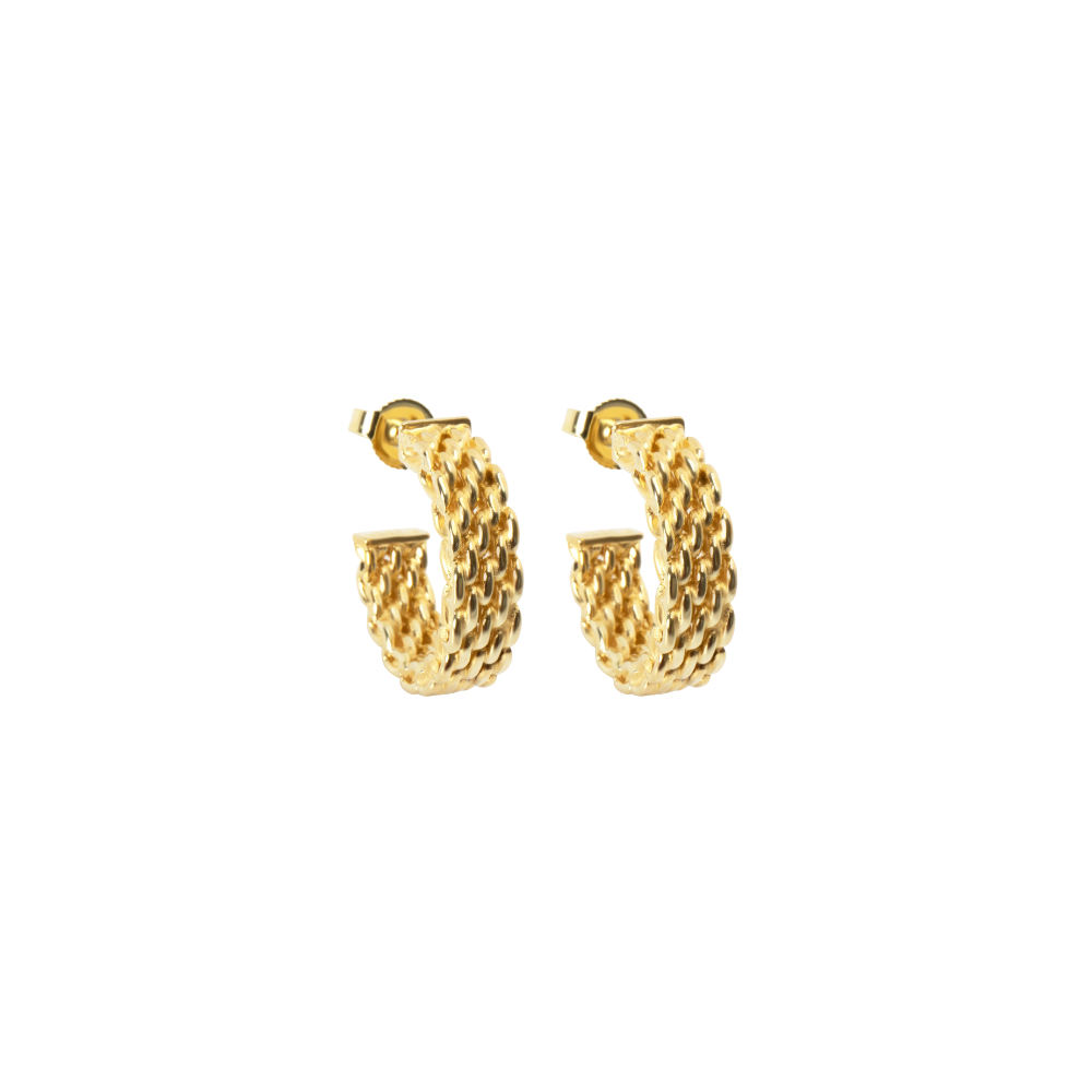 Estate Tiffany & Co. Chain Style Hoops