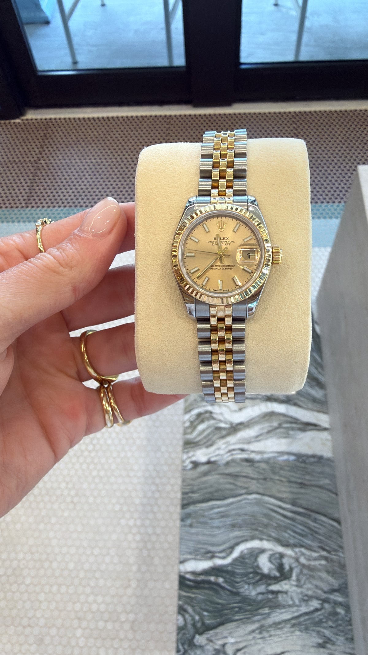 Estate Two Tone Oyster Perpetual Datejust Rolex