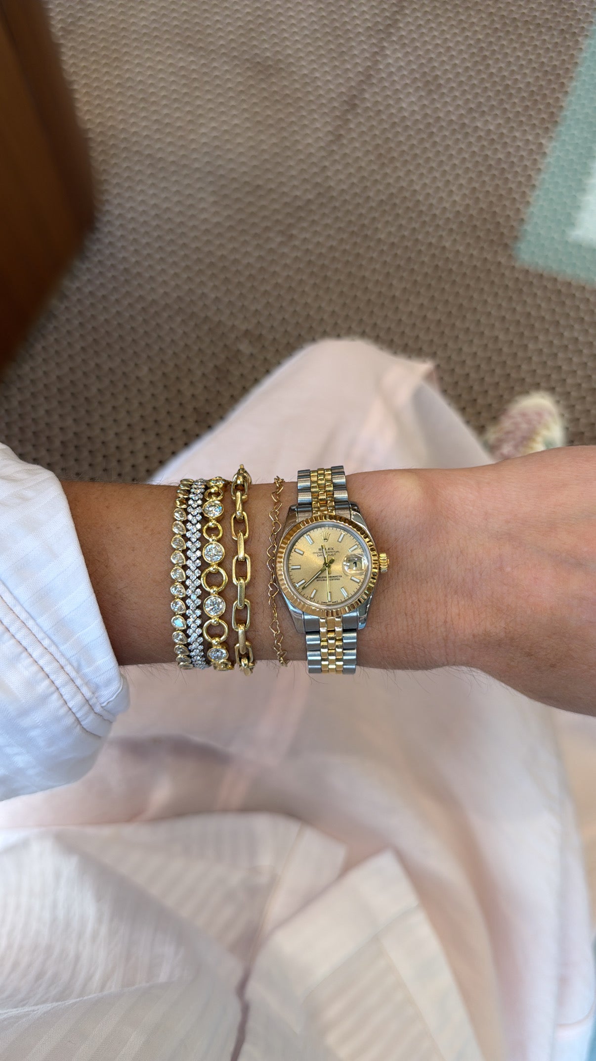 Estate Two Tone Oyster Perpetual Datejust Rolex