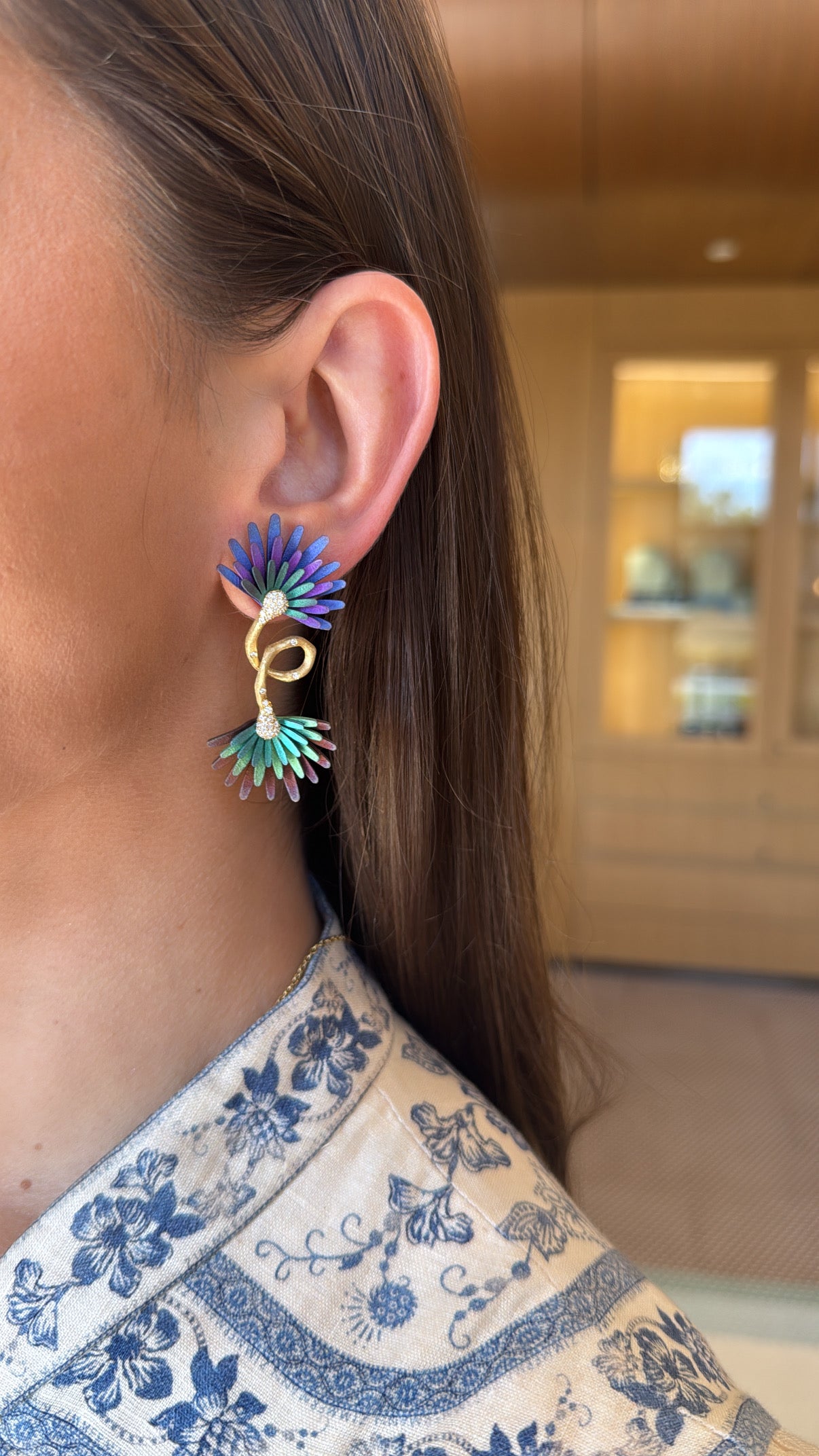 Mike Joseph- Double Petali Earrings – Henri Noël