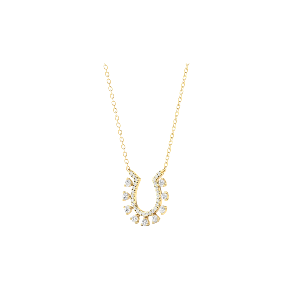 Fancy Diamond Horseshoe Necklace – Henri Noël
