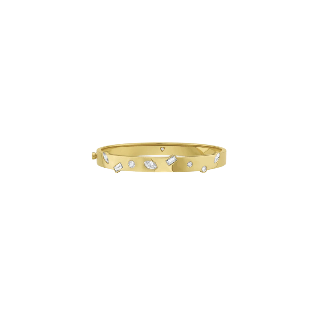 Fancy Diamond Shape Bangle – Henri Noël