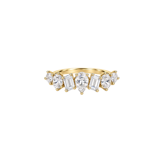 Fancy Shape Diamond Band – Henri Noël