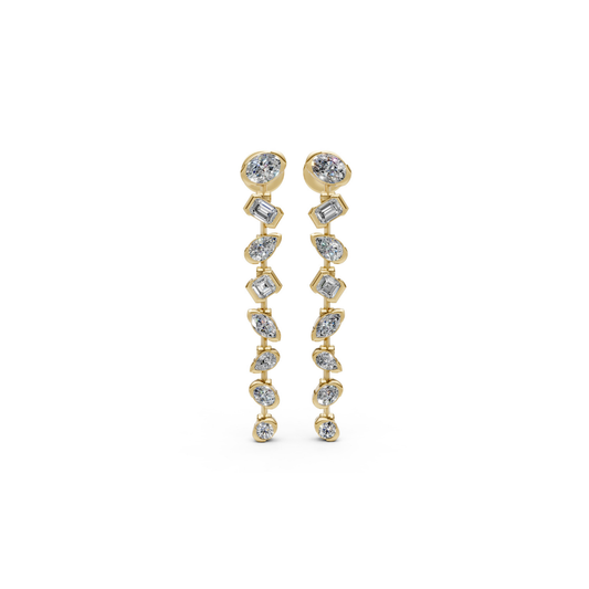 Fancy Shape Diamond Dangles – Henri Noël