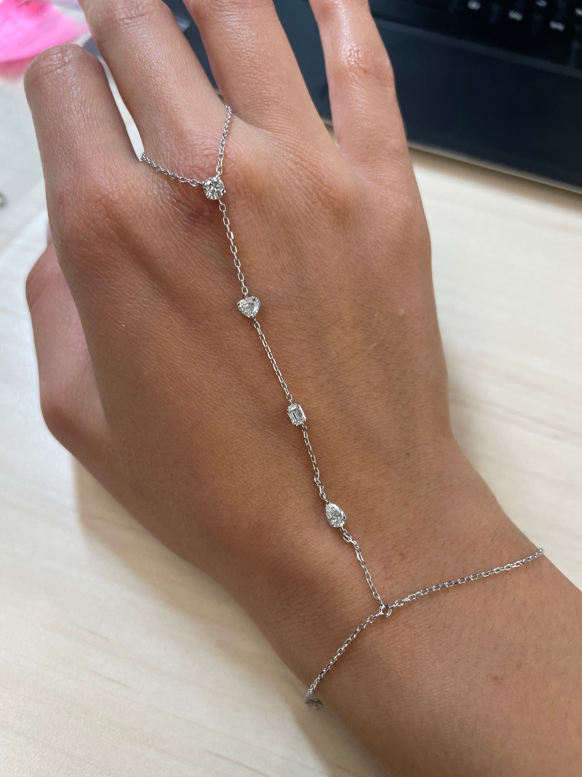 Fancy Shape Diamond Hand Harness – Henri Noël