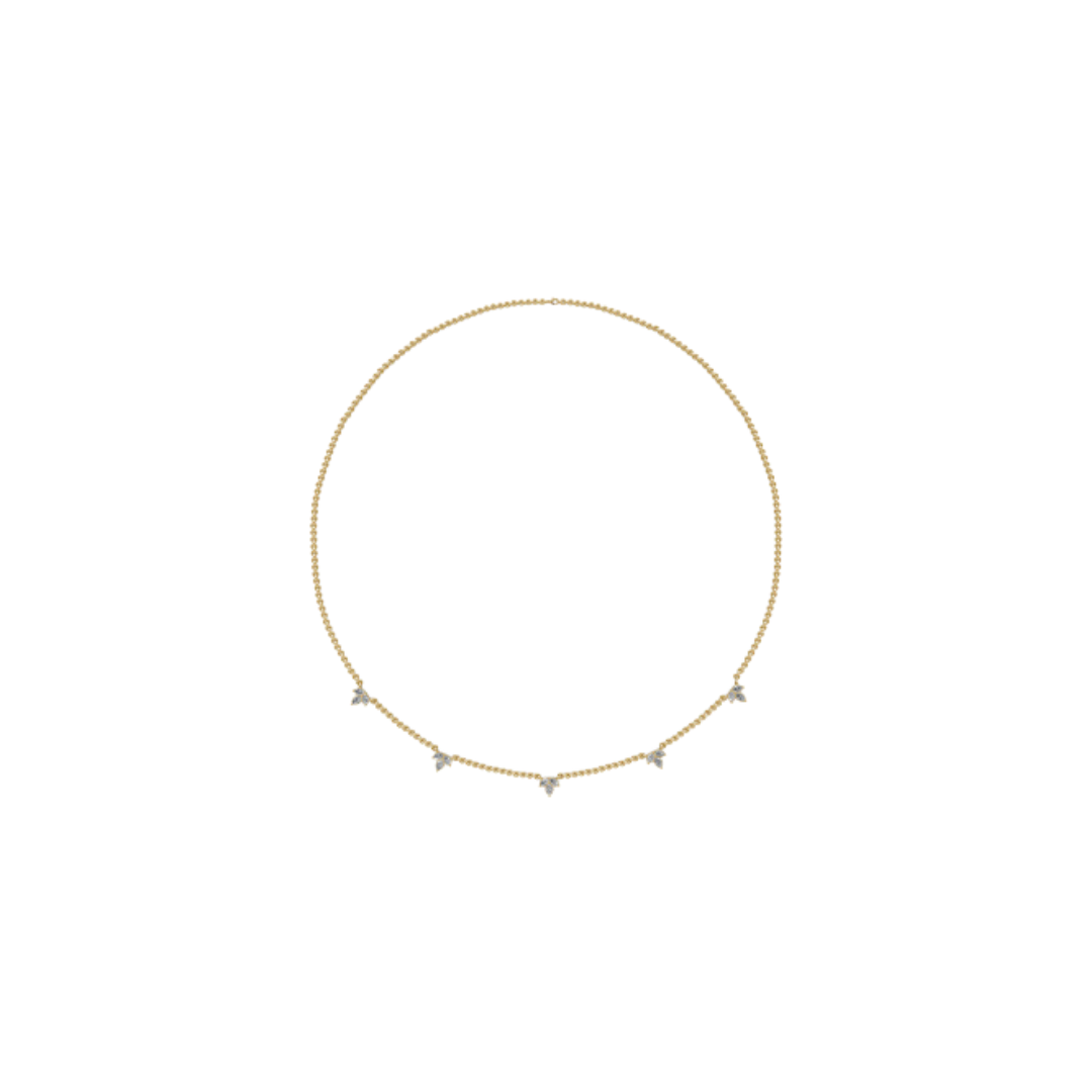 Fleur de Marquise Diamond Necklace – Henri Noël