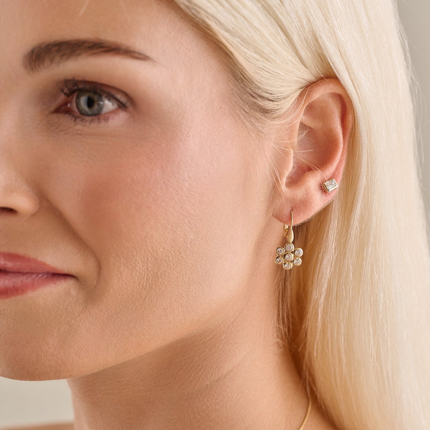 Floral Drop Earrings – Henri Noël