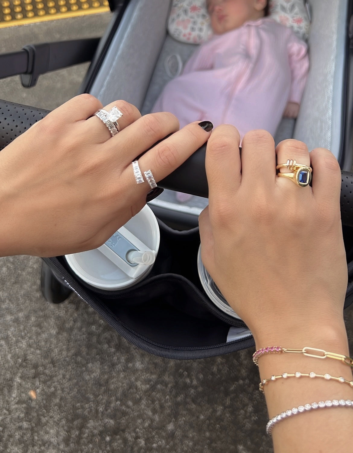 Gemstone Bubble Bezel Ring – Henri Noël