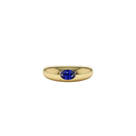 Gemstone Bubble Signet Ring – Henri Noël