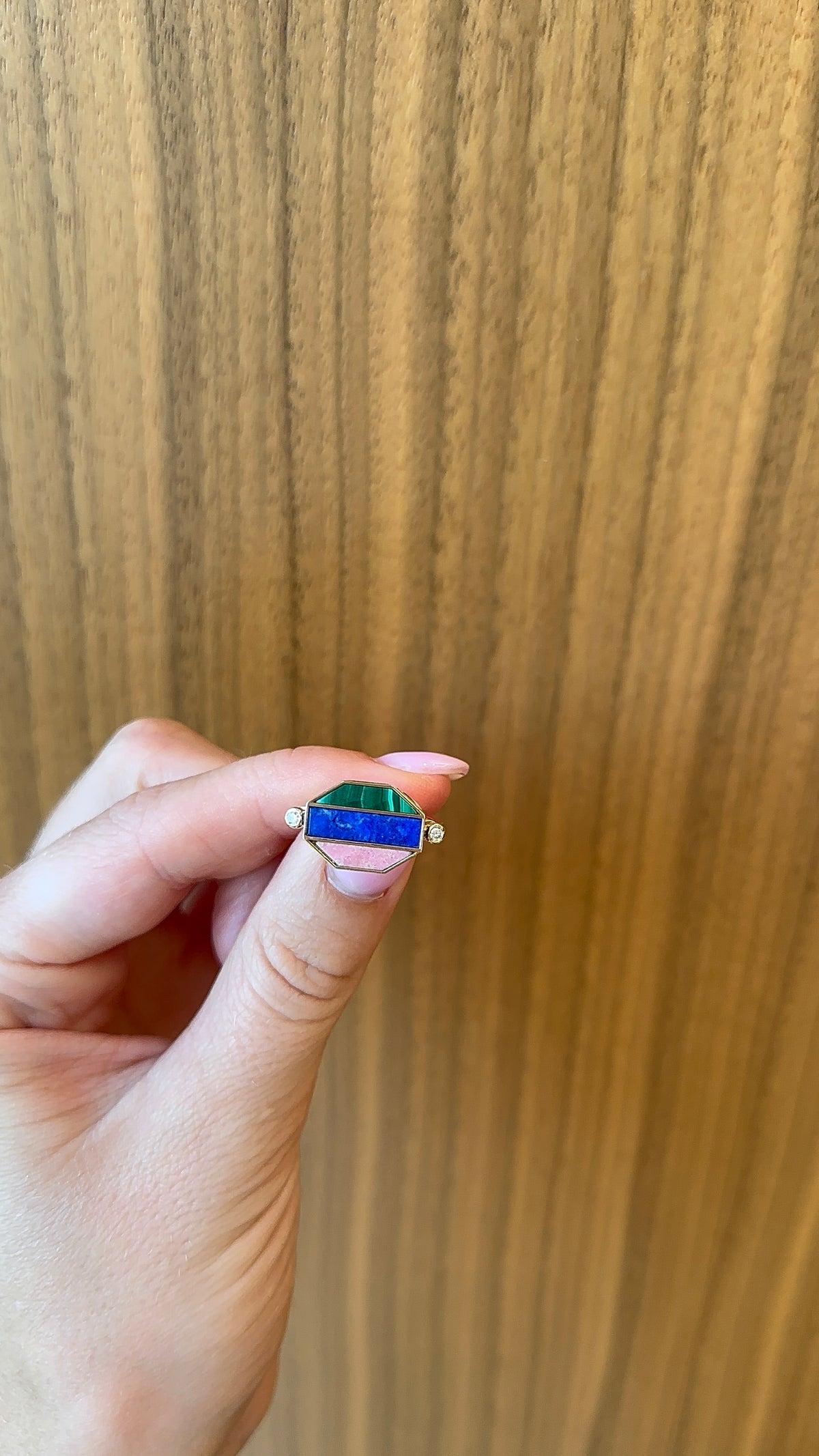 Carolina Neves- Gemstone Plate Ring – Henri Noël