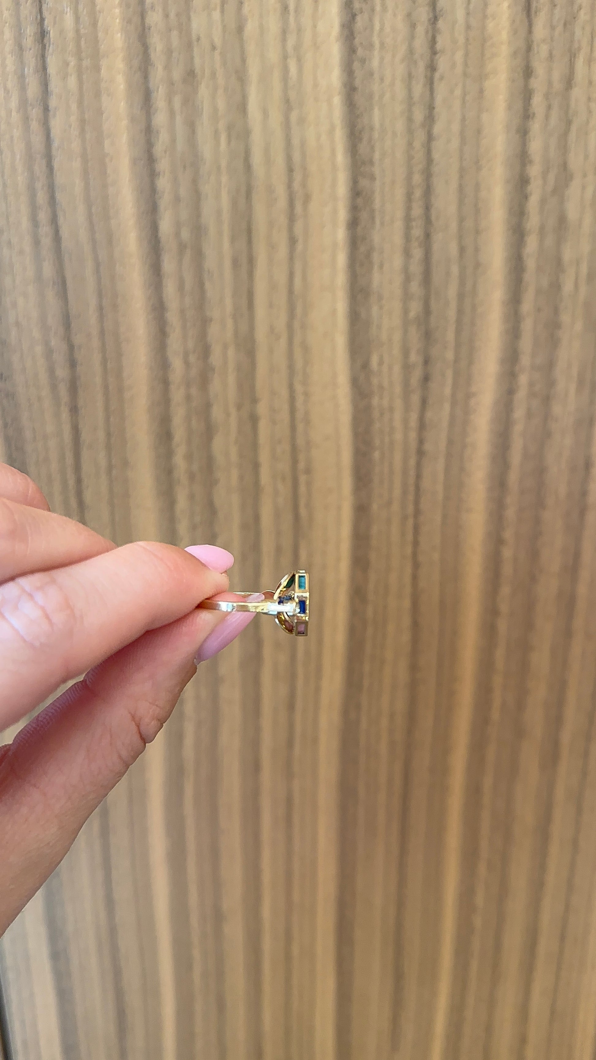Carolina Neves- Gemstone Plate Ring – Henri Noël
