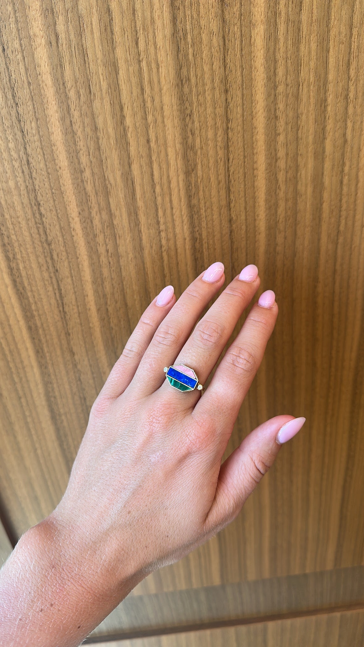 Carolina Neves- Gemstone Plate Ring – Henri Noël